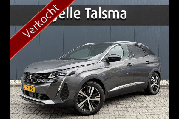Peugeot 3008 1.6 HYbrid4 300 GT | Camera 360 | kantel schuifdak | Apple carplay/Android Auto | Stoelverwarming