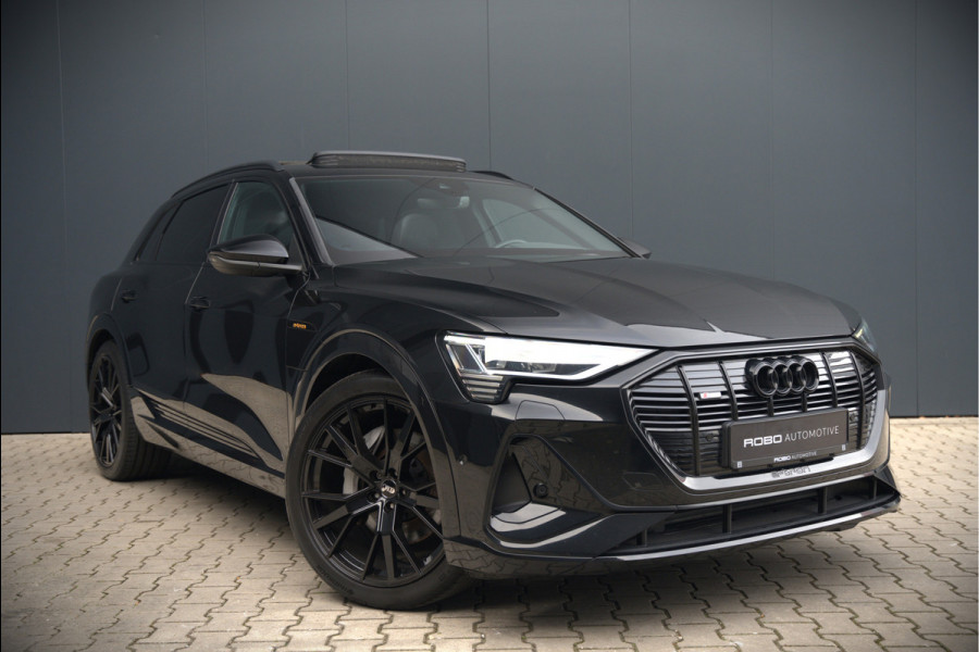 Audi e-tron e-tron 50 quattro Launch edition Black 71 kWh | Black Edition | Panoramadak | Memory Seat | Luchtvering | Adaptive Cruise Control | Keyless | Matrix LED | Trekhaak | Stoelverwarming | NAP | SOH 94,39%