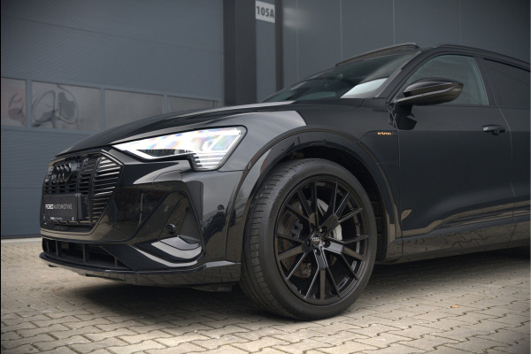 Audi e-tron e-tron 50 quattro Launch edition Black 71 kWh | Black Edition | Panoramadak | Memory Seat | Luchtvering | Adaptive Cruise Control | Keyless | Matrix LED | Trekhaak | Stoelverwarming | NAP | SOH 94,39%