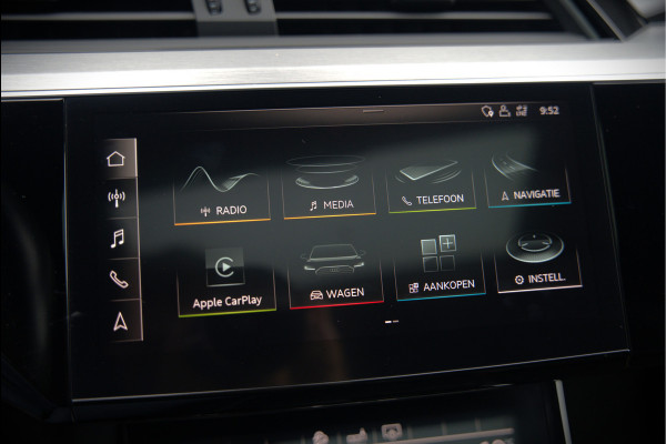 Audi e-tron e-tron 50 quattro Launch edition Black 71 kWh | Black Edition | Panoramadak | Memory Seat | Luchtvering | Adaptive Cruise Control | Keyless | Matrix LED | Trekhaak | Stoelverwarming | NAP | SOH 94,39%