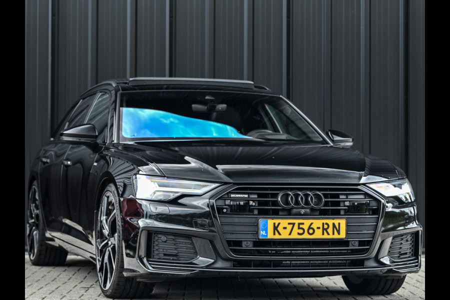 Audi A6 Avant 50 TDI quattro Design Pro Line Plus | Panoramadak | Night Vision | B&O | HUD | 360 Camera | Achterasbesturing | ACC | Memory Seats | Soft Close | Luchtvering | Trekhaak | Ambiance Interieur |