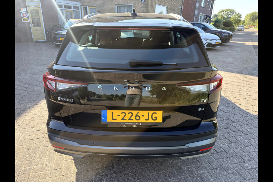 Škoda ENYAQ iV 80 SOH 92 %, Panoramadak, Trekhaak, Warmtepomp