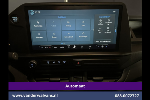 Ford Transit Custom 2.0 TDCI 136pk Automaat L1H1 Euro6 Airco | Camera | Apple Carplay | LED | Cruisecontrol 2740kg Trekhaak, Android Auto, Verwarmde voorruit, Parkeersensoren, Bijrijdersbank