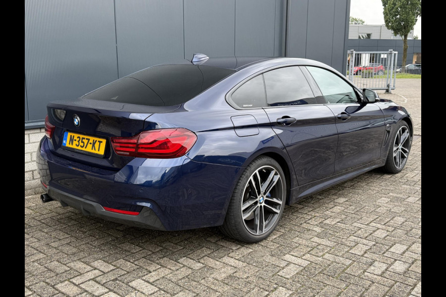BMW 4 Serie Gran Coupé 418i Executive Edition 19"/Leder + memory/Schuif-kanteldak/Harman Kardon/Head-up/Stoel + stuurverwarming/360 camera/Trekhaak
