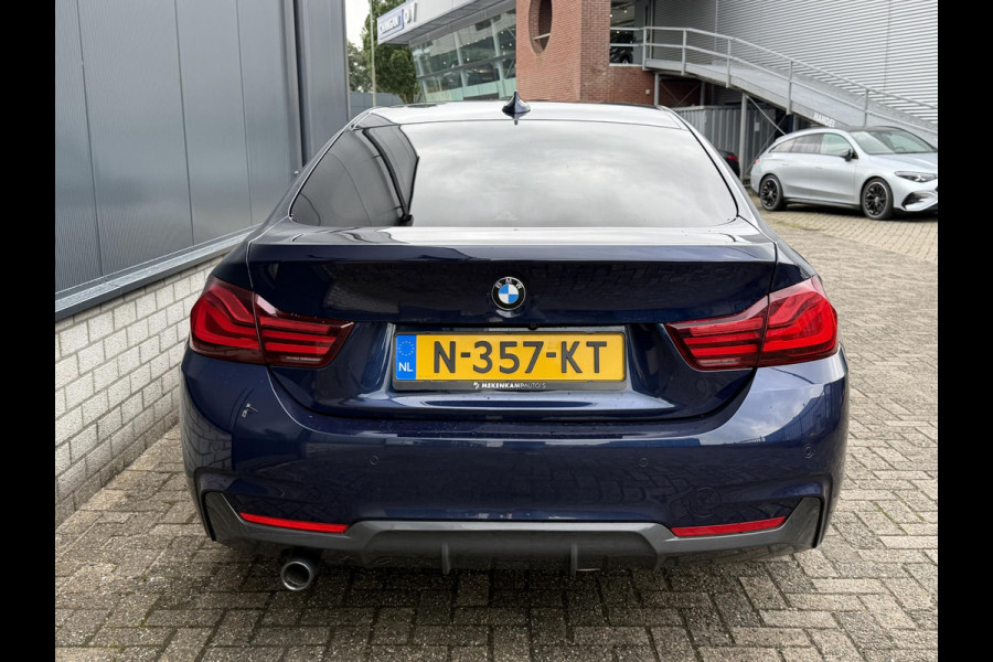 BMW 4 Serie Gran Coupé 418i Executive Edition 19"/Leder + memory/Schuif-kanteldak/Harman Kardon/Head-up/Stoel + stuurverwarming/360 camera/Trekhaak