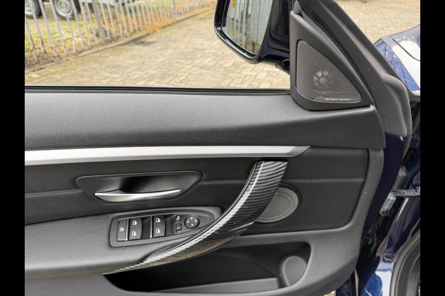 BMW 4 Serie Gran Coupé 418i Executive Edition 19"/Leder + memory/Schuif-kanteldak/Harman Kardon/Head-up/Stoel + stuurverwarming/360 camera/Trekhaak