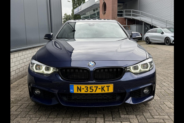 BMW 4 Serie Gran Coupé 418i Executive Edition 19"/Leder + memory/Schuif-kanteldak/Harman Kardon/Head-up/Stoel + stuurverwarming/360 camera/Trekhaak