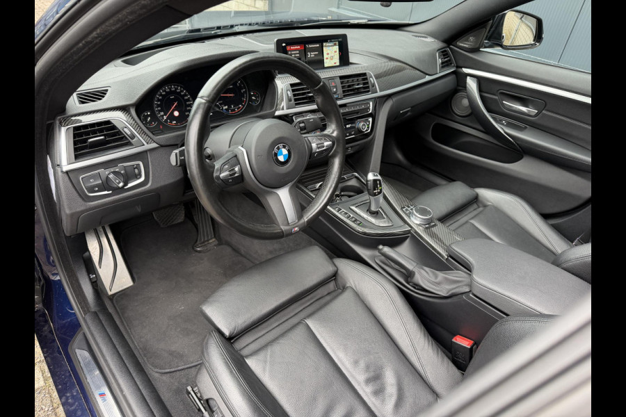 BMW 4 Serie Gran Coupé 418i Executive Edition 19"/Leder + memory/Schuif-kanteldak/Harman Kardon/Head-up/Stoel + stuurverwarming/360 camera/Trekhaak