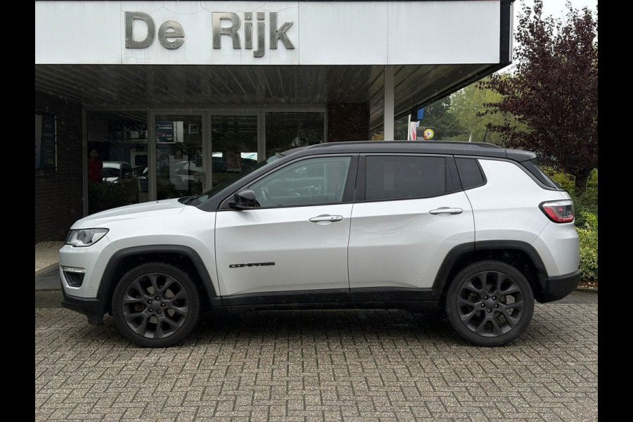 Jeep Compass 1.3T S | 1e Eigenaar | Leder, Memory, Carplay/Android, Camera, Navi, Afn. Trekhaak, Stoel+Stuurverw., DAB | NAP |
