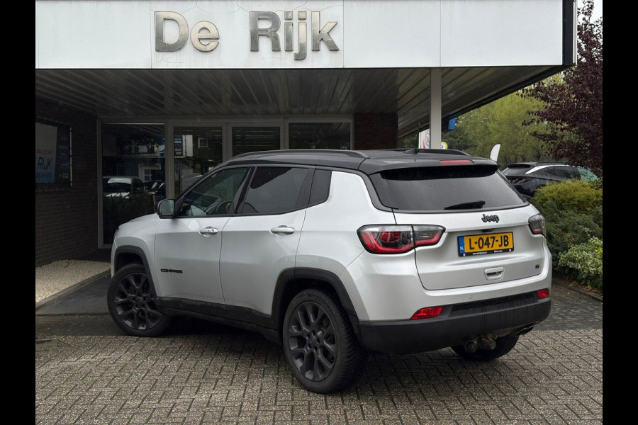 Jeep Compass 1.3T S | 1e Eigenaar | Leder, Memory, Carplay/Android, Camera, Navi, Afn. Trekhaak, Stoel+Stuurverw., DAB | NAP |