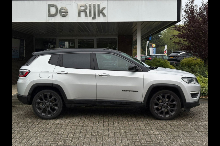 Jeep Compass 1.3T S | 1e Eigenaar | Leder, Memory, Carplay/Android, Camera, Navi, Afn. Trekhaak, Stoel+Stuurverw., DAB | NAP |