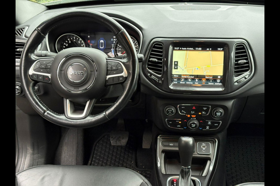 Jeep Compass 1.3T S | 1e Eigenaar | Leder, Memory, Carplay/Android, Camera, Navi, Afn. Trekhaak, Stoel+Stuurverw., DAB | NAP |