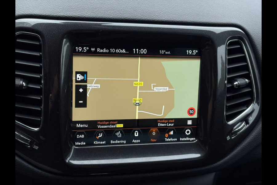 Jeep Compass 1.3T S | 1e Eigenaar | Leder, Memory, Carplay/Android, Camera, Navi, Afn. Trekhaak, Stoel+Stuurverw., DAB | NAP |