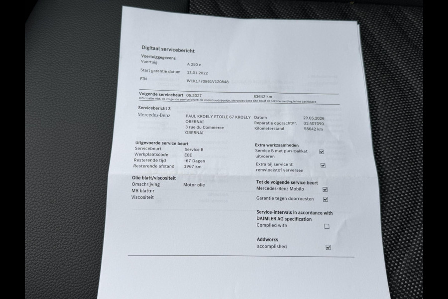 Mercedes-Benz A-Klasse 250 e 17"/Dodehoek/Camera/PDC v+a/Apple Carplay & Android Auto/DAB/Navigatie/Climate
