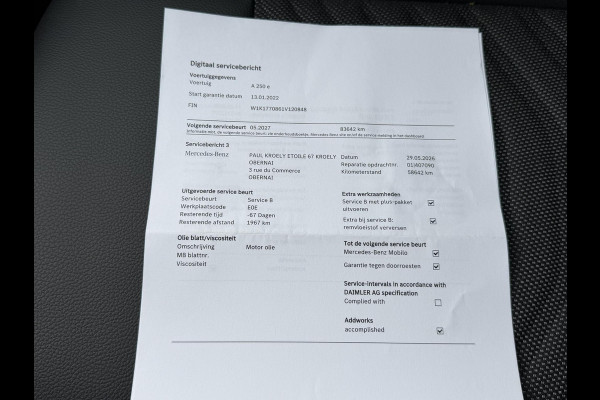 Mercedes-Benz A-Klasse 250 e 17"/Dodehoek/Camera/PDC v+a/Apple Carplay & Android Auto/DAB/Navigatie/Climate