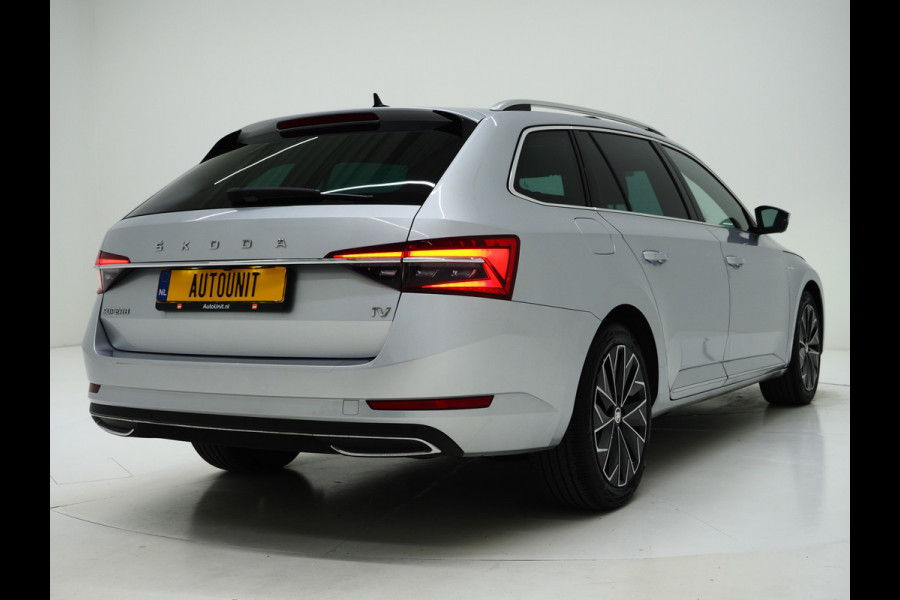 Škoda Superb Combi 1.4 TSI iV Laurin & Klement | Panoramadak | Leder | Massage | Canton | Stoelkoeling | 360 | Keyless | Sfeerlicht