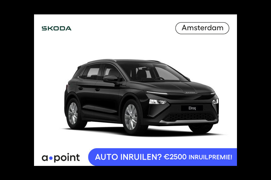 Škoda Elroq 85 Tour Edition 286pk | 576km range | | Black Magic Metallic | Android Infotainment + Navigatie | Verwarmbaar Stuurwiel + Voorstoelen | Parkeersens V+A + Achteruitrijcamera | Adaptieve Cruise Control | Blind Spot Assist