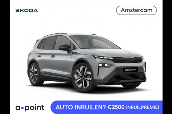 Škoda Elroq 85 Sportline | elektr. achterklep | Matrix LED | Travel Assist | Stuur - en stoelverwarming |