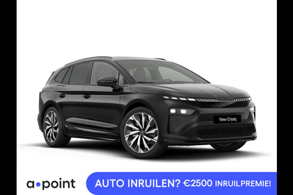 Škoda Enyaq 85 Sportline Tour Edition 286 pk | Trekhaak | Panorama Dak | Winter Pakket | Business Upgrade pakket - Advanced | Velgen: 21" lichtmetalen velgen Supernova, zwart gepolijst
