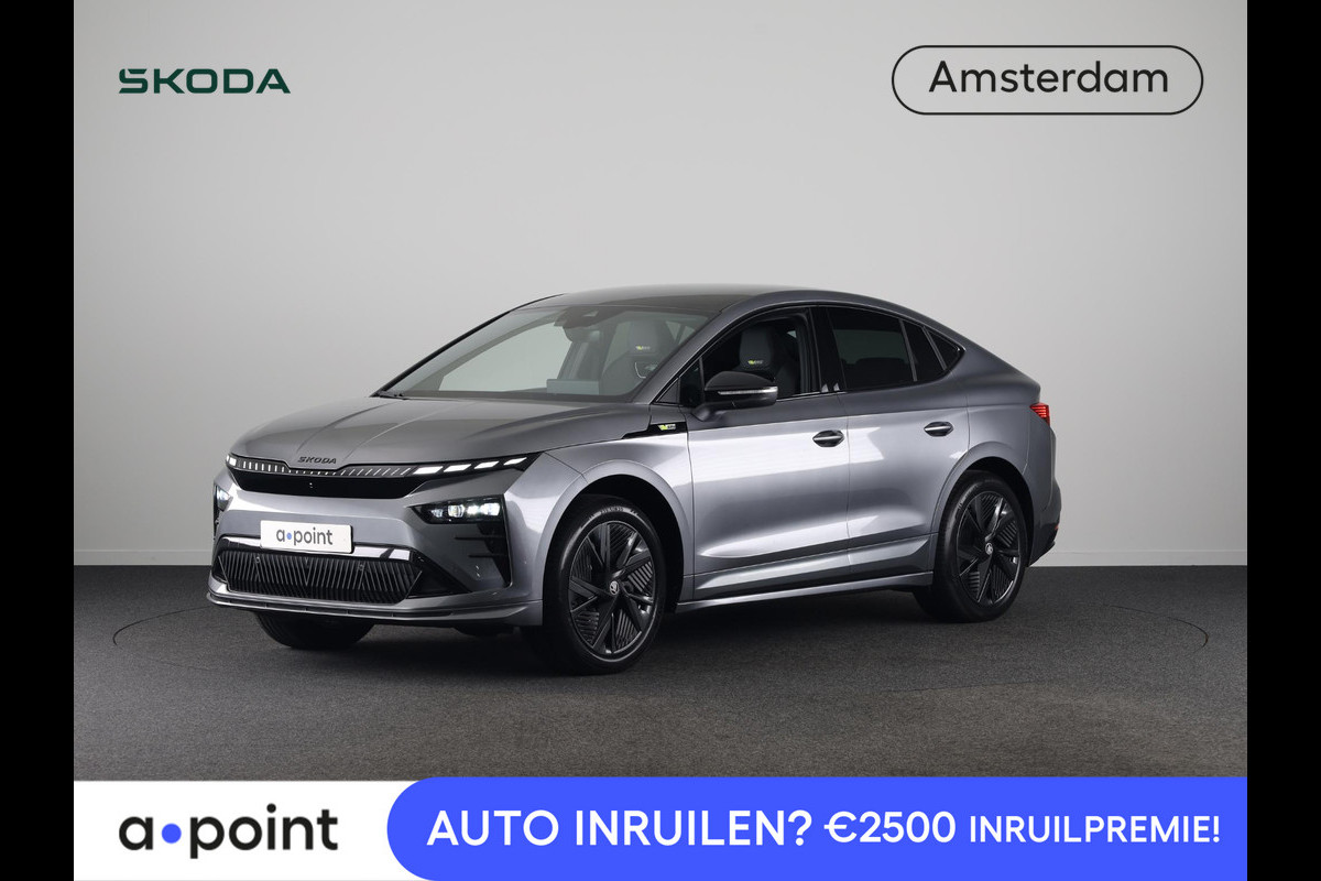Škoda Enyaq Coupé 85x RS 340pk 4x4 | 20 inch | Elek. stoel | Panoramadak | Travel Assist | stoel- en stuurverwarming |