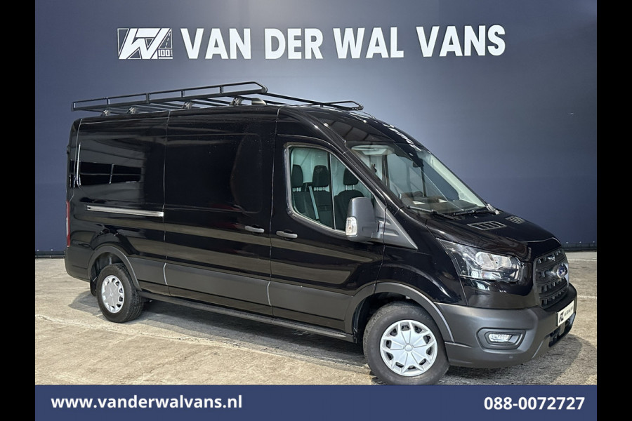 Ford Transit 2.0 TDCI 130pk L3H2 Euro6 Airco | Navigatie | Imperiaal | Apple Carplay | Cruisecontrol Android Auto, Parkeersensoren, Verwarmde voorruit, Bijrijdersbank
