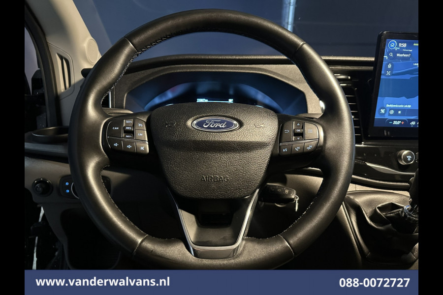 Ford Transit 2.0 TDCI 130pk L3H2 Euro6 Airco | Navigatie | Imperiaal | Apple Carplay | Cruisecontrol Android Auto, Parkeersensoren, Verwarmde voorruit, Bijrijdersbank