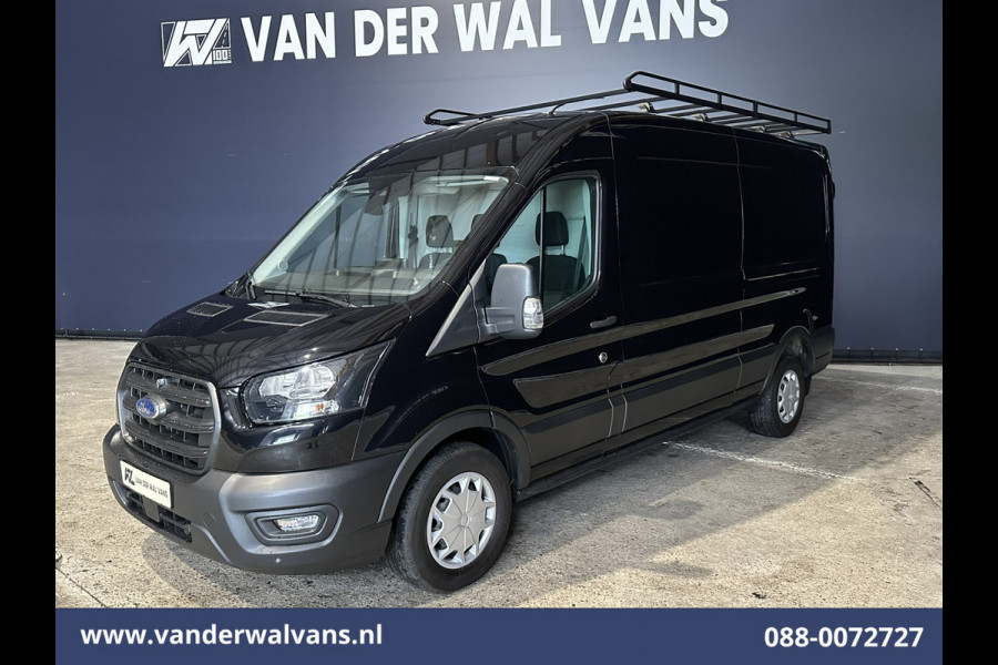 Ford Transit 2.0 TDCI 130pk L3H2 Euro6 Airco | Navigatie | Imperiaal | Apple Carplay | Cruisecontrol Android Auto, Parkeersensoren, Verwarmde voorruit, Bijrijdersbank