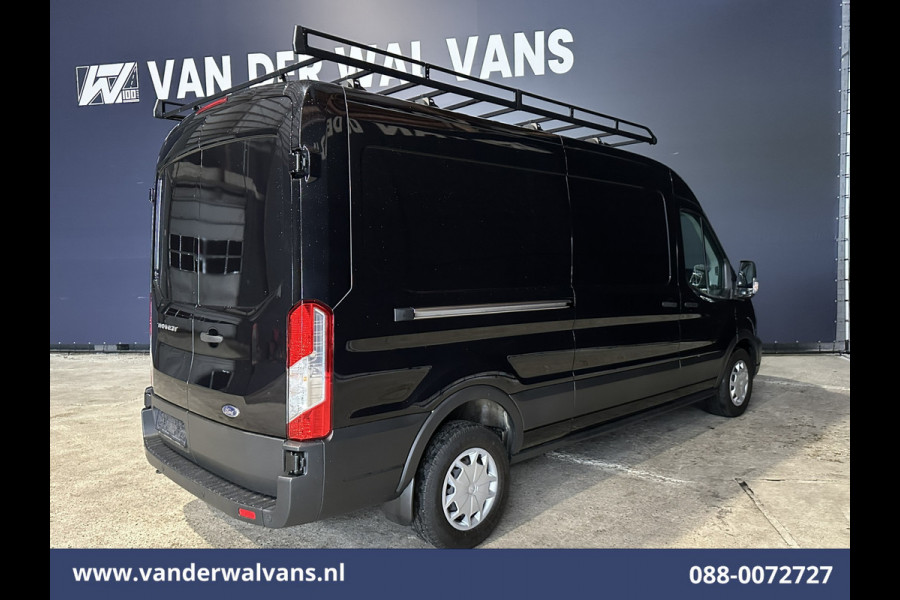 Ford Transit 2.0 TDCI 130pk L3H2 Euro6 Airco | Navigatie | Imperiaal | Apple Carplay | Cruisecontrol Android Auto, Parkeersensoren, Verwarmde voorruit, Bijrijdersbank
