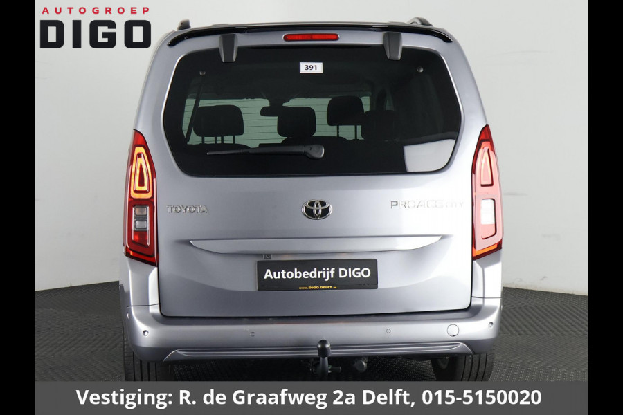 Toyota PROACE CITY Verso 1.2 Turbo Dynamic Automaat | Trekhaak | Parkeersensoren | Navigatie | Dode hoek detectie | Stoelverwarming