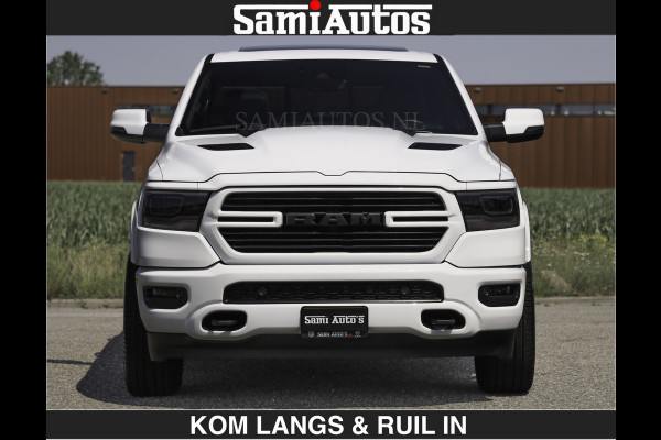Dodge Ram DEMO | SPORT V8 5.7 402PK | €69950,- excl | Krachtige Hemi | Panorama Dak | 12' Scherm Comfortabele Dubbele Cabine met Royale 5 Zitplaatsen | NIEUW EN BPM vrij | Nu Leverbaar uit Voorraad | Nr 2529 - 1277 | De specialist in Amerikaanse pick‑ups in Nederland en Europa.