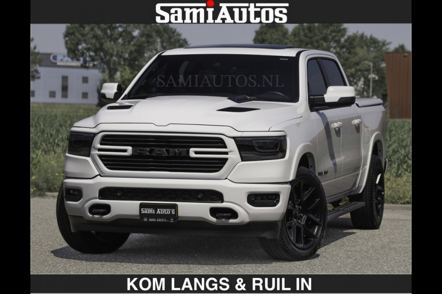 Dodge Ram DEMO | SPORT V8 5.7 402PK | €69950,- excl | Krachtige Hemi | Panorama Dak | 12' Scherm Comfortabele Dubbele Cabine met Royale 5 Zitplaatsen | NIEUW EN BPM vrij | Nu Leverbaar uit Voorraad | Nr 2529 - 1277 | De specialist in Amerikaanse pick‑ups in Nederland en Europa.