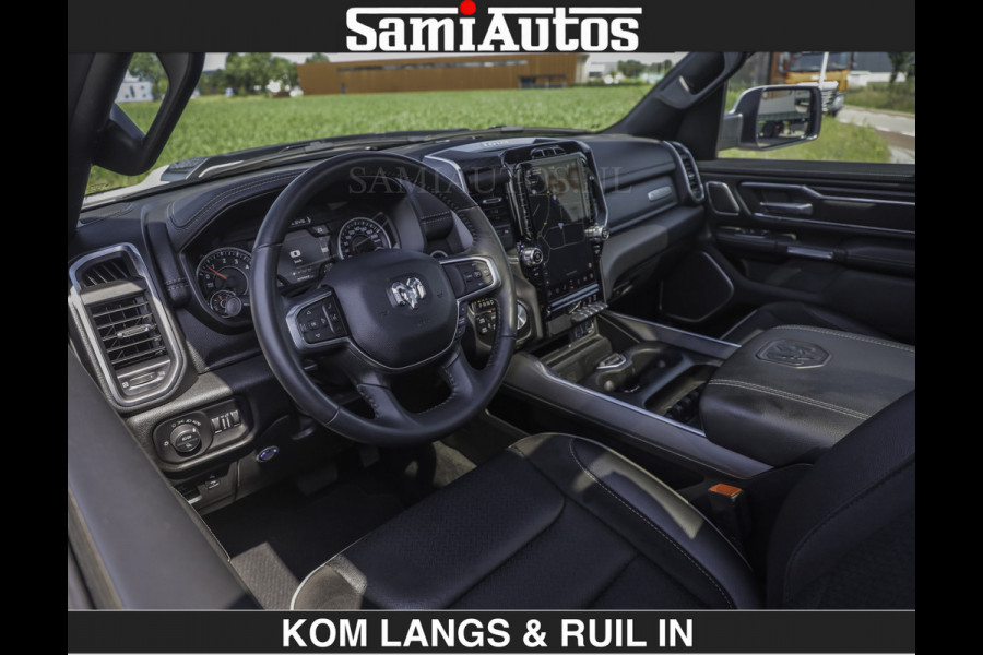 Dodge Ram DEMO | SPORT V8 5.7 402PK | €69950,- excl | Krachtige Hemi | Panorama Dak | 12' Scherm Comfortabele Dubbele Cabine met Royale 5 Zitplaatsen | NIEUW EN BPM vrij | Nu Leverbaar uit Voorraad | Nr 2529 - 1277 | De specialist in Amerikaanse pick‑ups in Nederland en Europa.