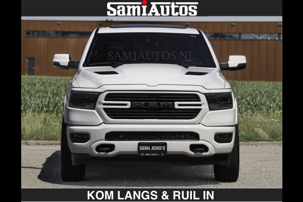 Dodge Ram DEMO | SPORT V8 5.7 402PK | €69950,- excl | Krachtige Hemi | Panorama Dak | 12' Scherm Comfortabele Dubbele Cabine met Royale 5 Zitplaatsen | NIEUW EN BPM vrij | Nu Leverbaar uit Voorraad | Nr 2529 - 1277 | De specialist in Amerikaanse pick‑ups in Nederland en Europa.