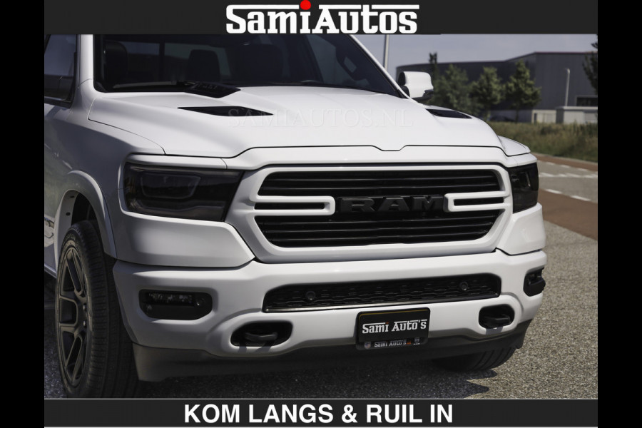 Dodge Ram DEMO | SPORT V8 5.7 402PK | €69950,- excl | Krachtige Hemi | Panorama Dak | 12' Scherm Comfortabele Dubbele Cabine met Royale 5 Zitplaatsen | NIEUW EN BPM vrij | Nu Leverbaar uit Voorraad | Nr 2529 - 1277 | De specialist in Amerikaanse pick‑ups in Nederland en Europa.