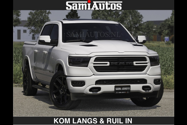 Dodge Ram DEMO | SPORT V8 5.7 402PK | €69950,- excl | Krachtige Hemi | Panorama Dak | 12' Scherm Comfortabele Dubbele Cabine met Royale 5 Zitplaatsen | NIEUW EN BPM vrij | Nu Leverbaar uit Voorraad | Nr 2529 - 1277 | De specialist in Amerikaanse pick‑ups in Nederland en Europa.
