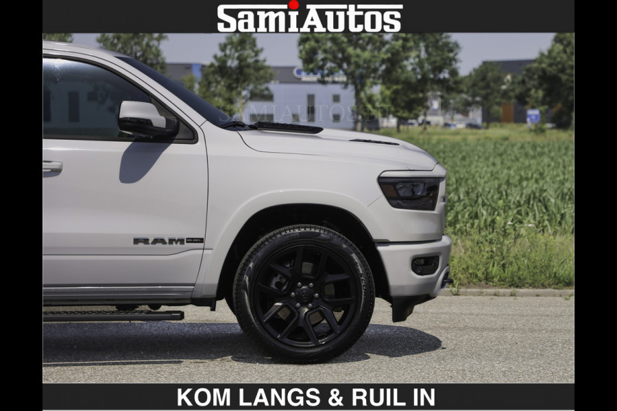 Dodge Ram DEMO | SPORT V8 5.7 402PK | €69950,- excl | Krachtige Hemi | Panorama Dak | 12' Scherm Comfortabele Dubbele Cabine met Royale 5 Zitplaatsen | NIEUW EN BPM vrij | Nu Leverbaar uit Voorraad | Nr 2529 - 1277 | De specialist in Amerikaanse pick‑ups in Nederland en Europa.