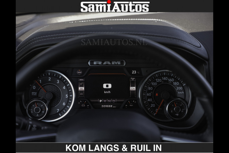 Dodge Ram DEMO | SPORT V8 5.7 402PK | €69950,- excl | Krachtige Hemi | Panorama Dak | 12' Scherm Comfortabele Dubbele Cabine met Royale 5 Zitplaatsen | NIEUW EN BPM vrij | Nu Leverbaar uit Voorraad | Nr 2529 - 1277 | De specialist in Amerikaanse pick‑ups in Nederland en Europa.