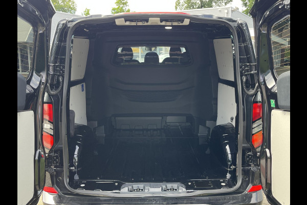 Ford Transit Custom 320 2.5 PHEV L2H1 Black Platinum DC 233pk | Dubbele cabine leder | DEMO | Full led | Dubbele zij-schuifdeur | Full options