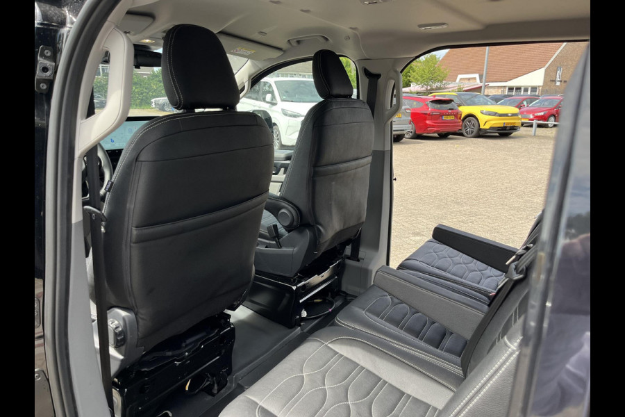 Ford Transit Custom 320 2.5 PHEV L2H1 Black Platinum DC 233pk | Dubbele cabine leder | DEMO | Full led | Dubbele zij-schuifdeur | Full options