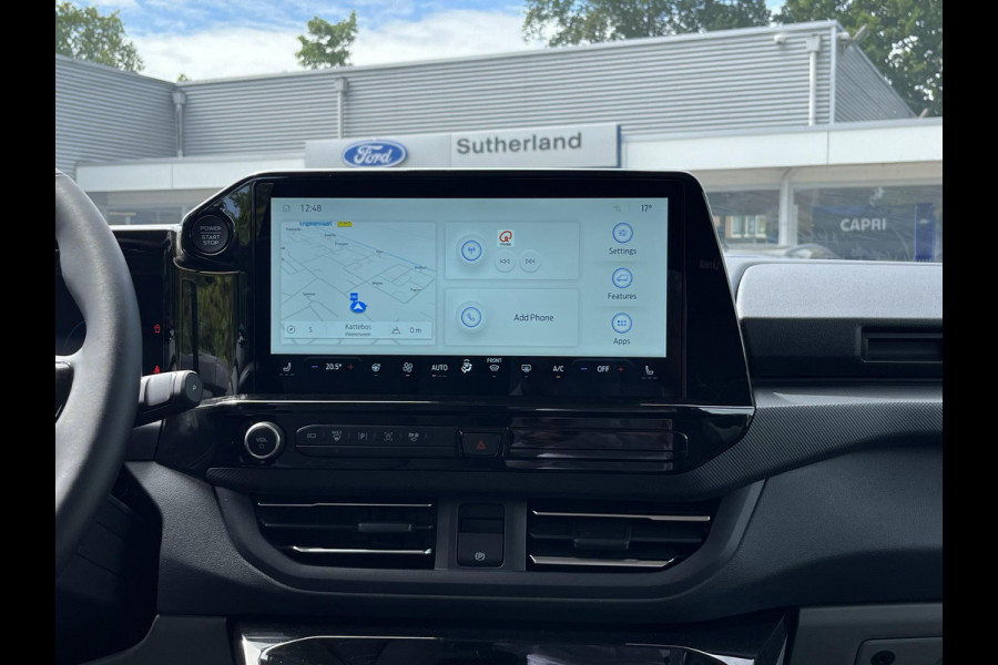 Ford Transit Custom 320 2.5 PHEV L2H1 Black Platinum DC 233pk | Dubbele cabine leder | DEMO | Full led | Dubbele zij-schuifdeur | Full options