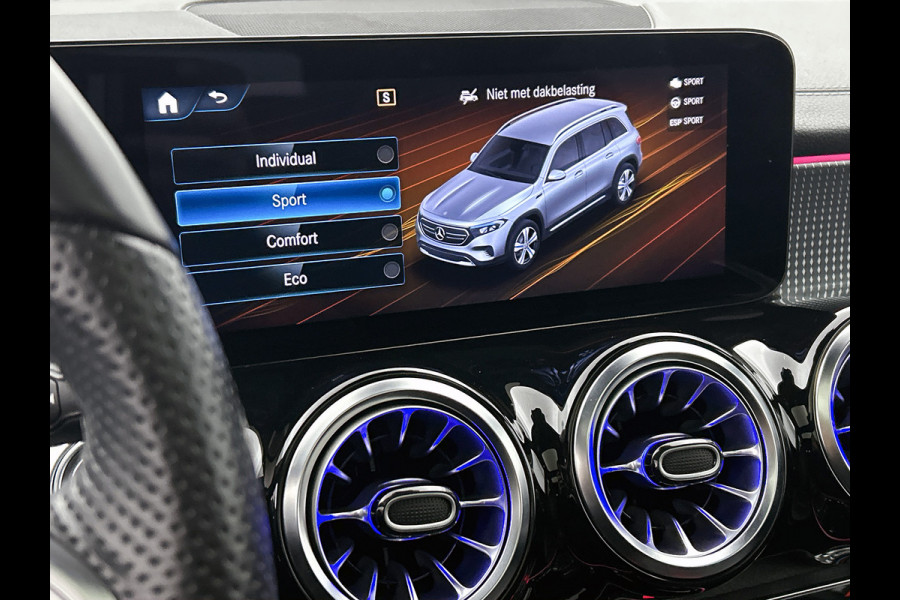 Mercedes-Benz EQB 250 AMG Line 7p. 67 kWh lichtmetalen velgen |Panoramadak | Night pakket | Leder | derde zitrij | Navigatie |  MBUX wide screen | Parking support met camera | Inclusief 24 maanden MB Certified garantie voor Europa.