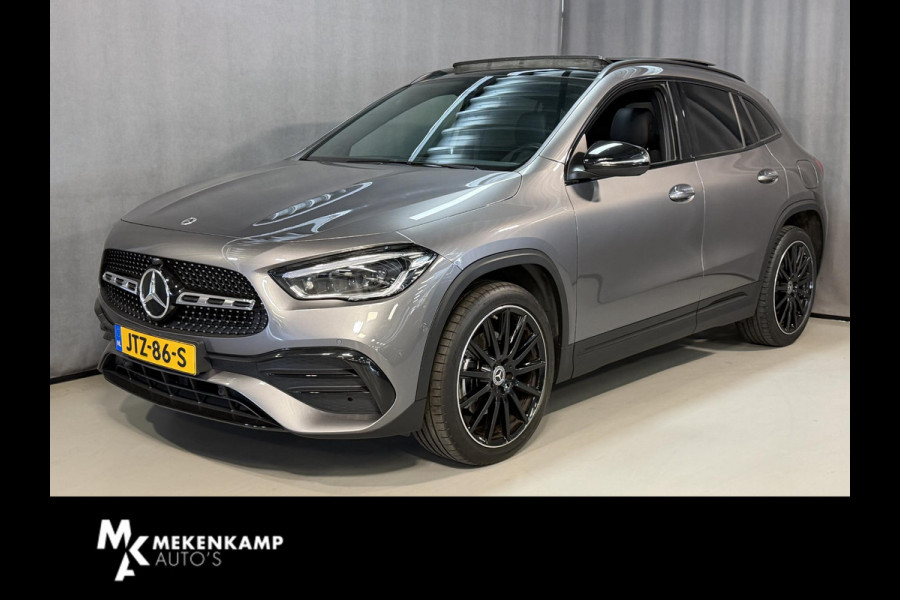 Mercedes-Benz GLA 250 e AMG Line 20"/SOH 89%/Panoramadak/Memory stoel l+r/Matrix LED/Keyless/Sfeerverlichting/Stoelverwarming/Camera/