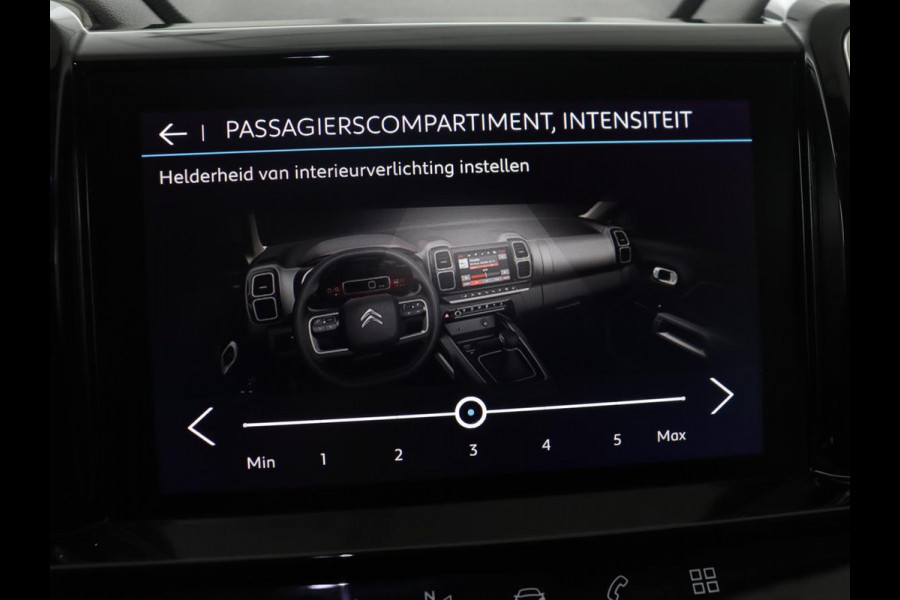 Citroën C5 Aircross 1.2 PureTech Shine | Leder | Dodehoek detectie | Camera | Park assist | Carplay | Climate control | Navigatie | Full LED | 18" velgen