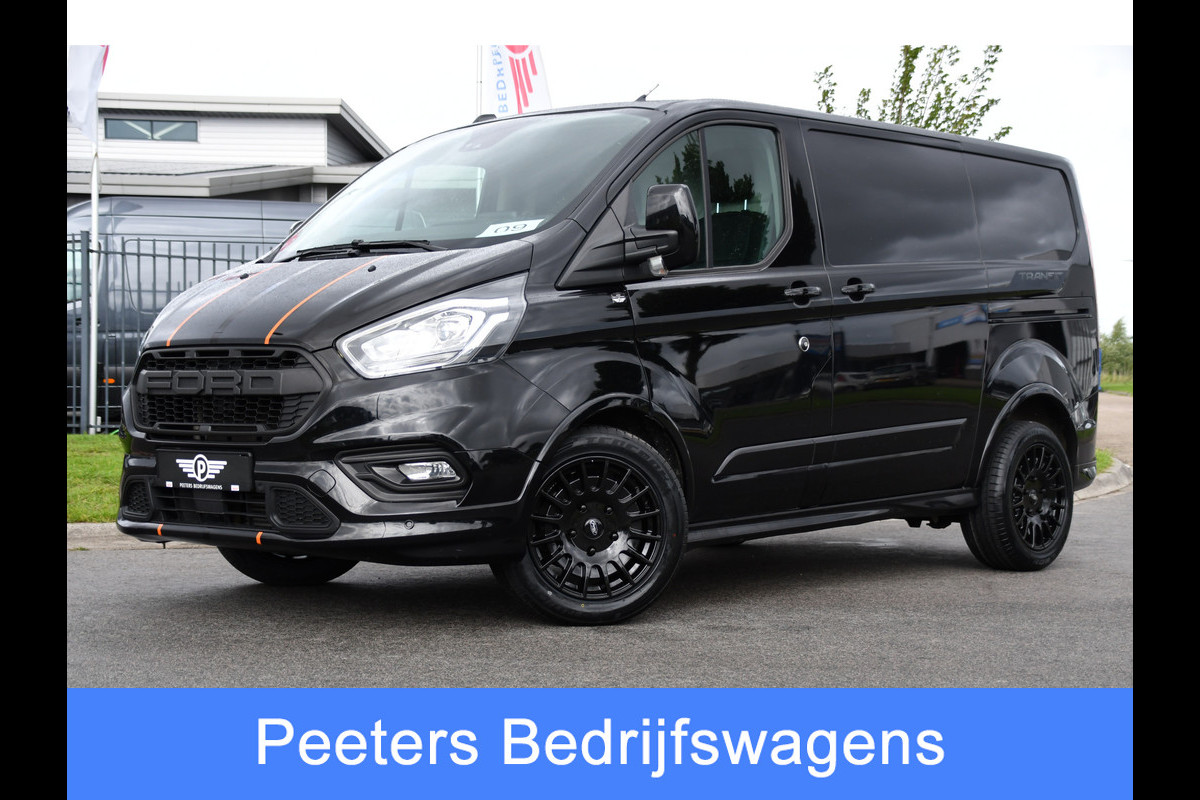 Ford Transit Custom 320 2.0 TDCI L1H1 Sport Adaptieve Cruise, Camera, Carplay, Leder, 2 x Schuifdeur, LED, Automaat, Stoelverwarming, Uniek!
