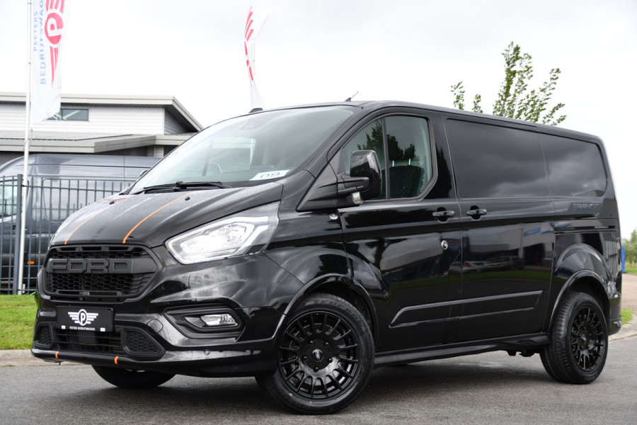 Ford Transit Custom 320 2.0 TDCI L1H1 Sport Adaptieve Cruise, Camera, Carplay, Leder, 2 x Schuifdeur, LED, Automaat, Stoelverwarming, Uniek!