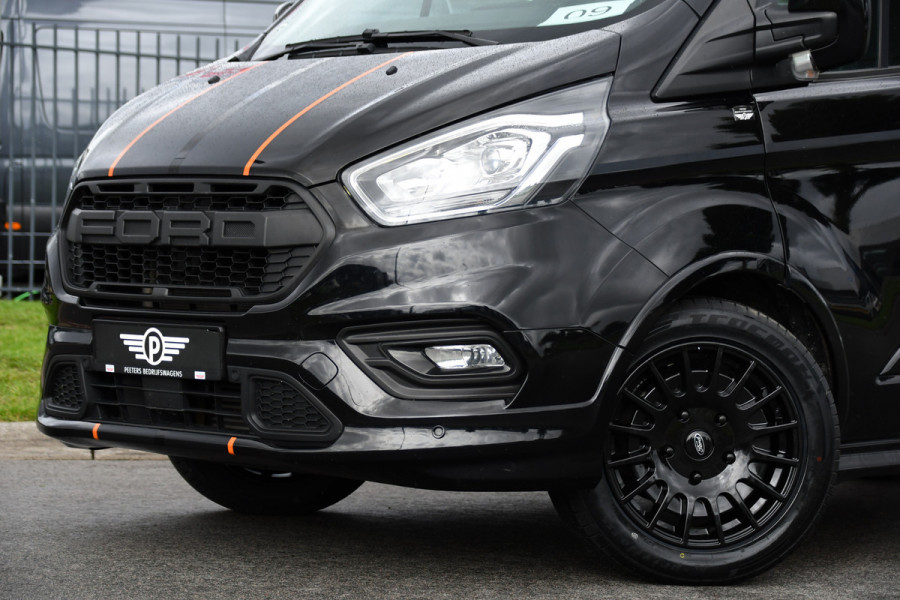 Ford Transit Custom 320 2.0 TDCI L1H1 Sport Adaptieve Cruise, Camera, Carplay, Leder, 2 x Schuifdeur, LED, Automaat, Stoelverwarming, Uniek!