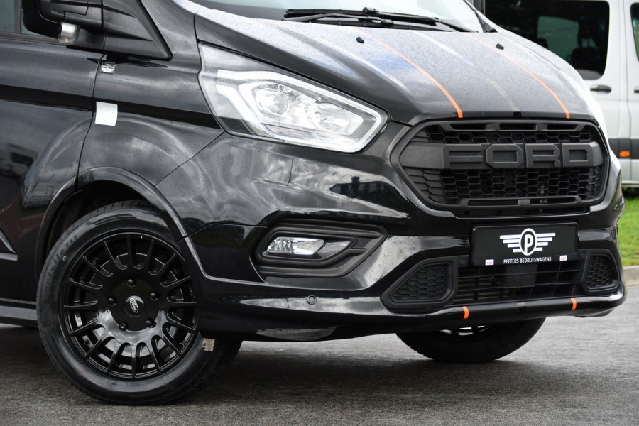 Ford Transit Custom 320 2.0 TDCI L1H1 Sport Adaptieve Cruise, Camera, Carplay, Leder, 2 x Schuifdeur, LED, Automaat, Stoelverwarming, Uniek!