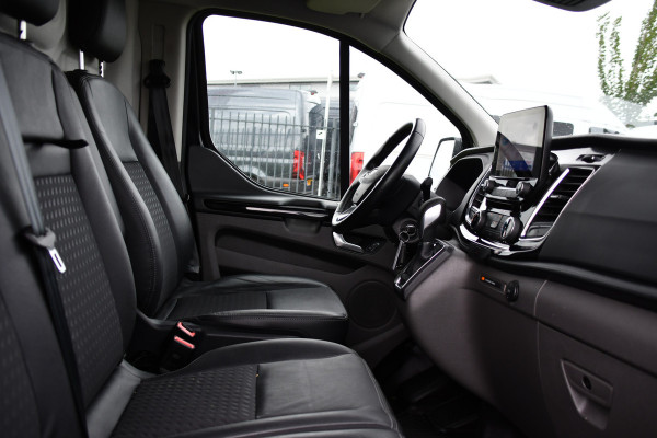Ford Transit Custom 320 2.0 TDCI L1H1 Sport Adaptieve Cruise, Camera, Carplay, Leder, 2 x Schuifdeur, LED, Automaat, Stoelverwarming, Uniek!
