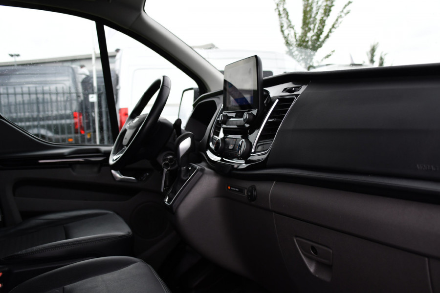 Ford Transit Custom 320 2.0 TDCI L1H1 Sport Adaptieve Cruise, Camera, Carplay, Leder, 2 x Schuifdeur, LED, Automaat, Stoelverwarming, Uniek!
