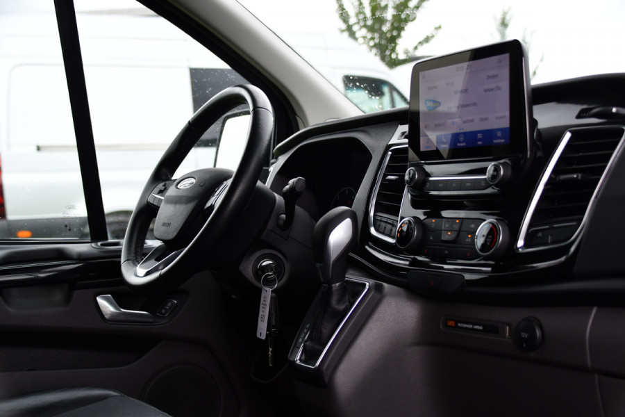 Ford Transit Custom 320 2.0 TDCI L1H1 Sport Adaptieve Cruise, Camera, Carplay, Leder, 2 x Schuifdeur, LED, Automaat, Stoelverwarming, Uniek!